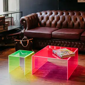 Salontafel ‘Cube Hot Pink’